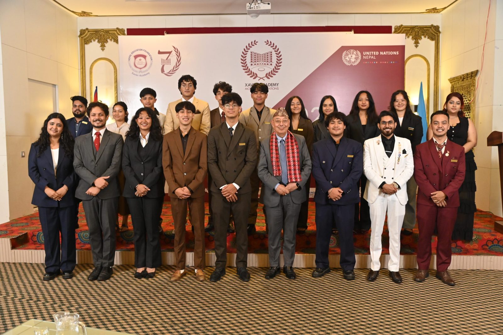Xavier Academy Model United Nations delegates